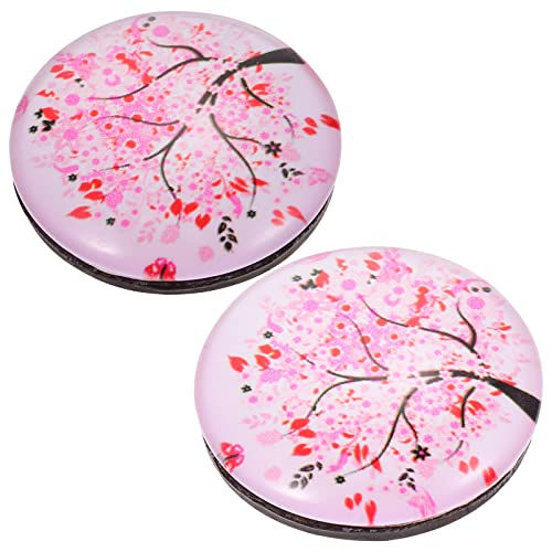 Cover Minder 2 Stück 5D Diamant Malerei Magnet Abdeckung Halter Push Pin Magnete Rosa Diamant Malerei Magnet Abdeckungen Diamant Malerei Zubehör von EXCEART