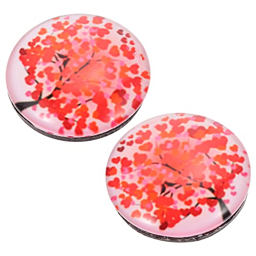 Diamond Painting Cover Minder 2 Stück 5D Diamant Malerei Magnet Abdeckung Halter Push Pin Magnete Rot Diamant Malerei Magnet Abdeckungen Diamant Malerei Zubehör von EXCEART