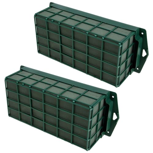 EXCEART 1 Satz Blumenkäfig Aus Schaumstoff Draußen Anlage Schüssel Kleiner Müll Kann Mülleimer Figur Mülleimer Mit Deckel Gewellter Behälter Gitterbehälter Blumen- Container Green Pp 2st von EXCEART