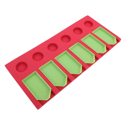 EXCEART Werkzeugset Mit 6 Abschnitten Perlenplatten Strass-tabletts Diamant-zeichenbehälter Aufbewahrungs-Organizer Vielseitig Für Das Handwerk von EXCEART