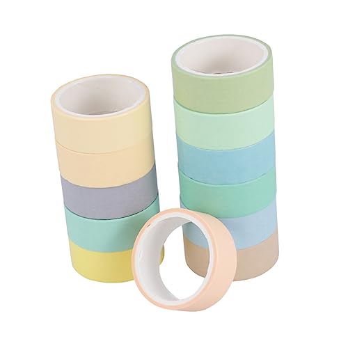 EXCEART 1 Satz Farbiges Papierband Washi-papierband Planer Bastelband Waschi Personalisiertes Klebeband Abdeckband in Naturfarbe Dekoratives Klebeband Washi-tape Fotoalbum Blitz Student von EXCEART