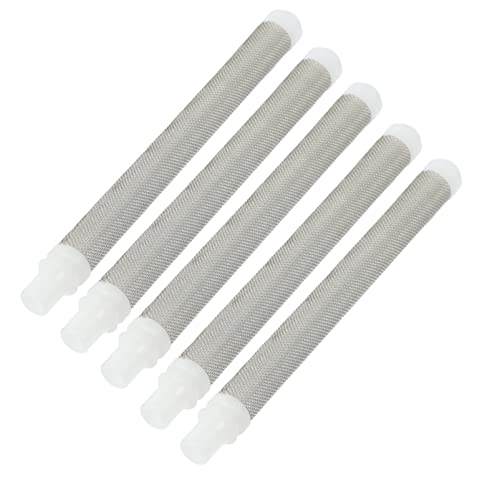 EXCEART 1 Satz Filtergewebe Airless-farbspritzfilter Ersatz Sprühauskleidungen Airless Farbspritzfilter Mesh Netzsprühfilter Airless-farbspritzgitter Rostfreier Stahl Silber 5 Stück von EXCEART