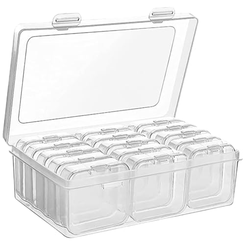 EXCEART 1 Satz Kleine Aufbewahrungsbox Organisationsbox Aus Kunststoff Schmuck-organizer-box Leere Durchsichtige Box Perlenbox Bastelkoffer Münzhalterbox Plastik Tackle-box Mit Deckel EXCEART 1 Satz Kleine Aufbewahrungsbox Organisationsbox Aus Kunststoff Schmuck-organizer-box Leere Durchsichtige Box Perlenbox Bastelkoffer Münzhalterbox Plastik Tackle-box Mit Deckel von EXCEART
