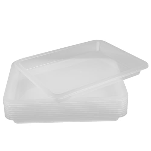 EXCEART 1 Satz Kunsttablett Platte Schmelzend Tisch Korb Halter Nuss Plastikschale Basteltablett Bastel-Organizer-tablett Perlenschale Serviertablett Für Aktivitätsorganisatoren 10st von EXCEART