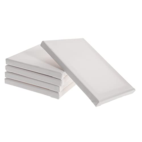 EXCEART 1 Satz Rahmen Für Ölgemälde Akrylfarbe Akryllackfarbe Canvas DIY-leinwandpaneele Galerie Töpfe Korb Netz Für Acrylmalerei Gespannte Leinwände Zum Malen Massivholz Weiß 5st von EXCEART
