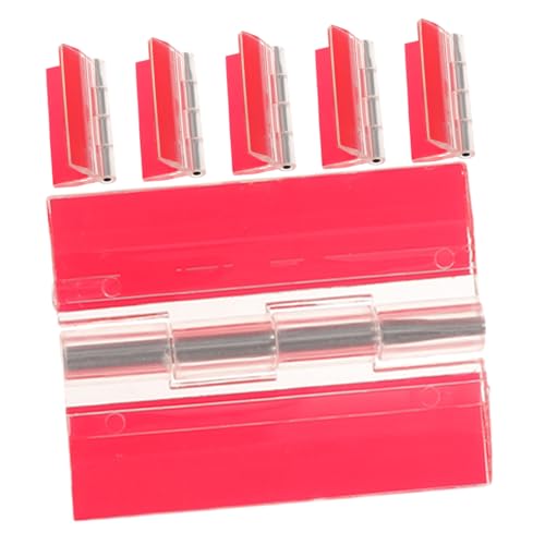 EXCEART 1 Satz Selbstklebendes Scharnier Möbel Winzig Bad Klebstoff Montiert Tischscharnier Multifunktionsscharniere Klebescharniere Für Glas Klare Scharniere Acryl 6 Stück von EXCEART