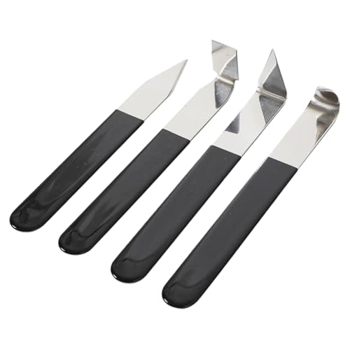 EXCEART 1 Satz Werkzeuge Zum Schnitzen Aus Ton - Bildhauerei -Walze Töpferwerkzeuge Handwerk Ton Werkzeug Clay Tools Griffschneider Schnitzschneider Aus Metall 4 Stück von EXCEART