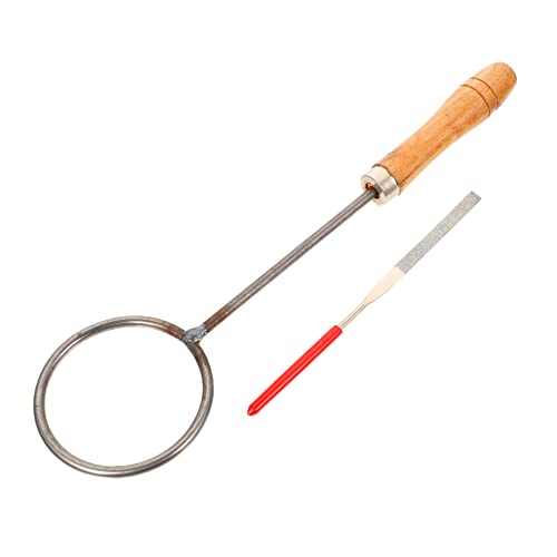 EXCEART 1 Set Glasflaschenschneider Bourbon Flaschen Mit Klarem Saft Vintage Flaschen Zauberstab Flasche DIY Getränkeglaswarenmaschine Weinflaschen Essigflasche Trichter Holz von EXCEART