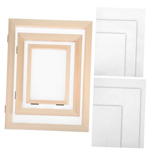 EXCEART 1 Set Holzpapiersieb Papierherstellung Schrumpfpapier Kettenaufkleber Sternpapier Kabel para Poster Papierherstellung Bastelset Papierherstellungssieb Weißes Sieb EXCEART 1 Set Holzpapiersieb Papierherstellung Schrumpfpapier Kettenaufkleber Sternpapier Kabel para Poster Papierherstellung Bastelset Papierherstellungssieb Weißes Sieb von EXCEART