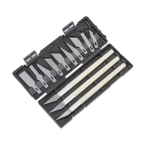 EXCEART 1 Set Stichel Set Präzisionsmesser Set Messer Mit Klingen Präzisionshandwerk Hobbymesser Schneidmesser Handwerkshobby Gebrauchsmesser Schnitzmesser Edelstahl Und Abs von EXCEART