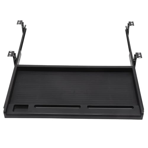 EXCEART 1 Set Tastaturablage für Tastatur, Schublade unter dem Tisch, verstellbare Tastaturablage, Aufbewahrungsfach K1, Schreibtischseiten EXCEART 1 Set Tastaturablage für Tastatur, Schublade unter dem Tisch, verstellbare Tastaturablage, Aufbewahrungsfach K1, Schreibtischseiten von EXCEART