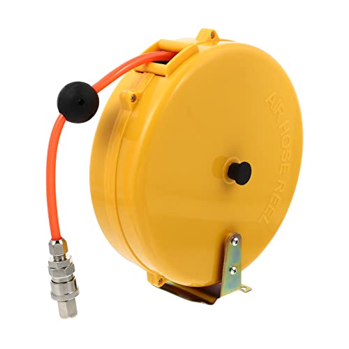 EXCEART 1 Stück Automatischer Schlauchaufroller Wandmontierbare Druckluftschlauchtrommel Werkzeug für Garteneinsatz Einfache Installation Platzsparend für Heimwerker und Gartenliebhaber von EXCEART