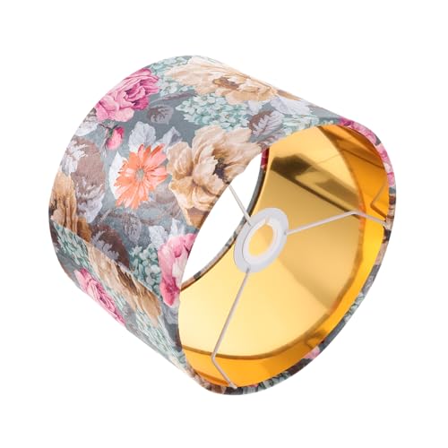 EXCEART 1 Stück Lampenschirm Wohnzimmer klein Tischlampe zylindrisch Material dekorative Lichtabdeckung Bodenlichtschatten Lichtabdeckung mit Blumenmuster Stoff EXCEART 1 Stück Lampenschirm Wohnzimmer klein Tischlampe zylindrisch Material dekorative Lichtabdeckung Bodenlichtschatten Lichtabdeckung mit Blumenmuster Stoff von EXCEART