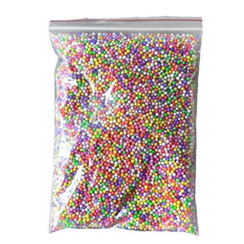 1 Tasche Mini Schaum Bälle Bunte Styropor Kugeln Perlen Mini Schaum Bälle Regenbogen Mini Schaum Bälle Bunte für DIY von EXCEART