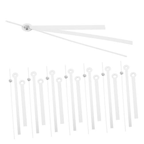 EXCEART 10 Sätze Zubehör Für Wanduhren Uhrenzubehör Klein Ersetzen Uhr Hands -kit Silber Hände Robuste Uhrzeiger Uhr Ersatzteile Analog Zarte Uhrzeiger DIY-Uhr Echo Plastik Silver EXCEART 10 Sätze Zubehör Für Wanduhren Uhrenzubehör Klein Ersetzen Uhr Hands -kit Silber Hände Robuste Uhrzeiger Uhr Ersatzteile Analog Zarte Uhrzeiger DIY-Uhr Echo Plastik Silver von EXCEART