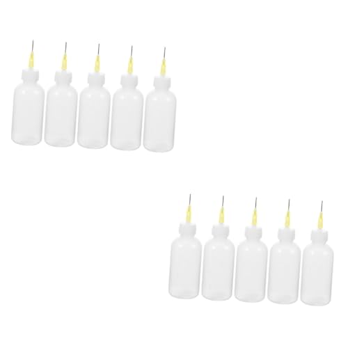 EXCEART 10 Stk spitze Flasche Keramikwerkzeug kleiner Spritzer Kleber Squeeze-Flaschen Nadel Flaschenspitzen Töpferwerkzeuge Ton Nadelflasche Plastikflasche Glasur Spender Weiß EXCEART 10 Stk spitze Flasche Keramikwerkzeug kleiner Spritzer Kleber Squeeze-Flaschen Nadel Flaschenspitzen Töpferwerkzeuge Ton Nadelflasche Plastikflasche Glasur Spender Weiß von EXCEART