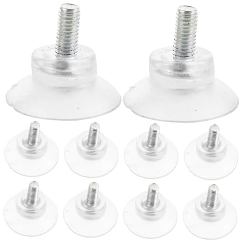 EXCEART 10stücke Transparente Saugnäpfe Für Glastischplatten rutschfeste Stoßfänger Durchsichtige Abstandshalter Saugnapf-Pads Für Glastische von EXCEART