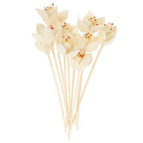 EXCEART 10 Stück Duftsticks aus natürlichem Rattan, Orchidee, Blume, Ersatzstäbchen für Duftspender, Innendekoration EXCEART 10 Stück Duftsticks aus natürlichem Rattan, Orchidee, Blume, Ersatzstäbchen für Duftspender, Innendekoration von EXCEART
