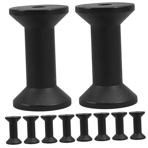 EXCEART 10stücke Holzspulen Zum Basteln Leere Holzspulen Für Garn Schnur Band Kunst Heimdekoration Und Näharbeiten von EXCEART