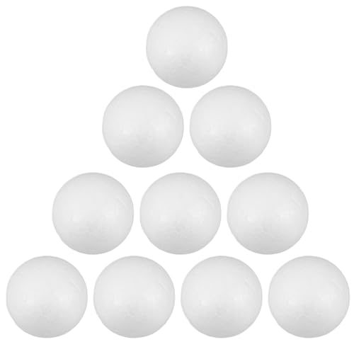 EXCEART 10 StüCk 4cm WeißE Styroporkugeln Zum Basteln Polystyrolschaum Bastelbedarf FüR DIY Kunstprojekte Weihnachtsdekorationen Und Partydekorationen EXCEART 10 StüCk 4cm WeißE Styroporkugeln Zum Basteln Polystyrolschaum Bastelbedarf FüR DIY Kunstprojekte Weihnachtsdekorationen Und Partydekorationen von EXCEART