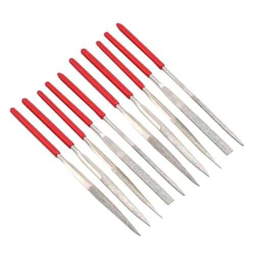 EXCEART 10 Stück Teiliges Diamant Nadelfeilen Set Vielseitige Handwerkzeuge für Metall Stein Glas Holz Präzises Schleifen Gravieren Schnitzen für Reparatur und Feinarbeiten EXCEART 10 Stück Teiliges Diamant Nadelfeilen Set Vielseitige Handwerkzeuge für Metall Stein Glas Holz Präzises Schleifen Gravieren Schnitzen für Reparatur und Feinarbeiten von EXCEART