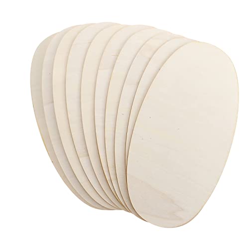 10 Stück ovale Bastelhölzer unlackierte Holzformen Teile blanko Holzscheiben Scheiben für DIY Handwerk Hochzeit Party hängende Ornamente Geschenkanhänger 10 Stück ovale Bastelhölzer unlackierte Holzformen Teile blanko Holzscheiben Scheiben für DIY Handwerk Hochzeit Party hängende Ornamente Geschenkanhänger von EXCEART
