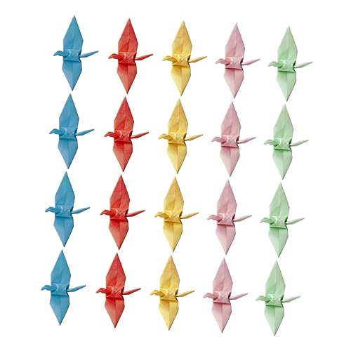 EXCEART Schnur 100 Stück Esstischdekoration Esszimmertischdekoration Japanische Dekoration Esszimmerdekoration Für Den Tisch Diy-Kranich Origami-Papierkraniche Origami-Kranich Fertiges von EXCEART