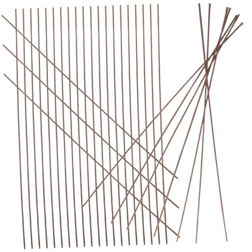 EXCEART 40 cm Große in Papier Eingewickelte Blumenstäbe – 100 Stück Für Hochzeitssträuße Und Heimdekor-Arrangements von EXCEART