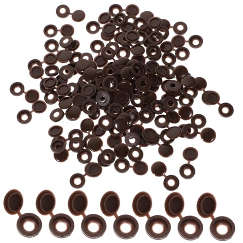 EXCEART 100 Stück Schraubenabdeckkappen Braun Dekorative Schraubenkappen aus Langlebigem Schützende Möbel Schraubenabdeckungen Wetterbeständig Einfach zu Montieren für Möbel Haushalt Büro EXCEART 100 Stück Schraubenabdeckkappen Braun Dekorative Schraubenkappen aus Langlebigem Schützende Möbel Schraubenabdeckungen Wetterbeständig Einfach zu Montieren für Möbel Haushalt Büro von EXCEART