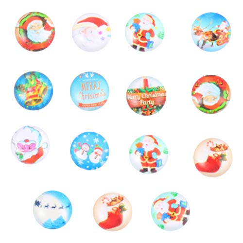 EXCEART 100 Stück Weihnachtsfeiertag Kuppel Cabochons Flatback Halbrunde Mosaikfliesen Glas Edelstein 10Mm EXCEART 100 Stück Weihnachtsfeiertag Kuppel Cabochons Flatback Halbrunde Mosaikfliesen Glas Edelstein 10Mm von EXCEART