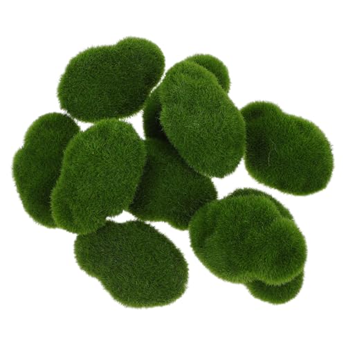 EXCEART 10stücke Moos Steine Künstlich Dekorative Moos Steine Für Pflanzgefäßfüller Bastelmaterial Innendekoration Simulation EXCEART 10stücke Moos Steine Künstlich Dekorative Moos Steine Für Pflanzgefäßfüller Bastelmaterial Innendekoration Simulation von EXCEART