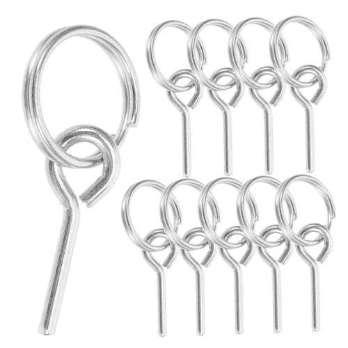 EXCEART 10Stücke Teiliges Verbindungsset Faserstab Multifunktions Seilring mit Stift für Einfachen Zeltaufbau Leicht und Robust für Camping und Outdoor Aktivitäten von EXCEART