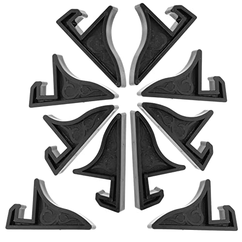 EXCEART 10st Klare Rahmen Tellerständer Aus Kunststoff Mini-staffelei Ausstellungsständer Für Fotorahmen Dekorative Teller Stehen Bild Staffelei Ständer Kunstwerk Plastik von EXCEART