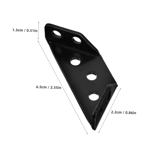 EXCEART 12 Sätze Teiliges Edelstahl Winkelverbinder Multifunktionale Eckwinkel Stützbeschläge für Möbel Schränke Ablagen Tische Stühle Rostfrei Robust Vielseitig Einsetzbar von EXCEART