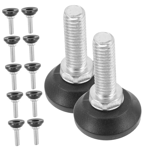 EXCEART 12 Stück Nivellierpads für Möbel Möbelsteiger Spacer Nivellierfüße für Möbel Tisch Einsteller Möbelrichtmaschine verstellbare Fußnivellierer Möbelbeine Nylon von EXCEART