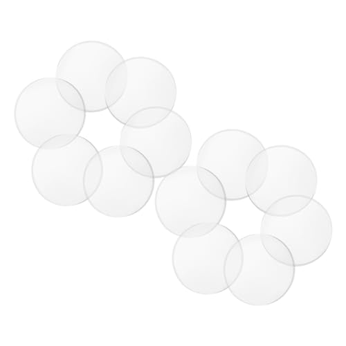 EXCEART 12 Stück Saugnapfdichtung Transparente Klare Stoßstange Saugnäpfe rutschfeste Abstandshalter Für Glastische Kunststoff Abstandshalter Glastisch Pads Stoßstange Für Glas von EXCEART