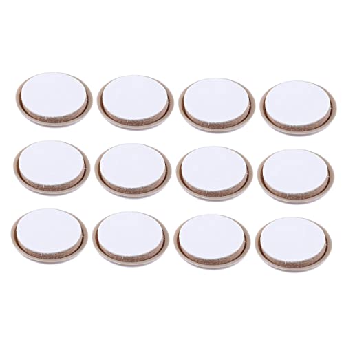 EXCEART 12Stücke Selbstklebende Möbelgleiter Für Stühle Runde Bodenschutzpads Leise Möbelpolster Für Optimalen Möbelschutz Und Schutz Für Teppich von EXCEART