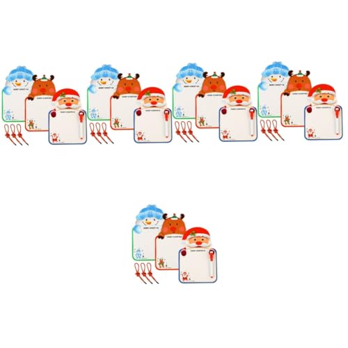 EXCEART 15 Sätze Weihnachts-Zeichenbrett Message Board Whiteboard trocken abwischbar für schreib Tablet kindliche entwicklung löschbarer Zeichenblock für weiße Tafel EXCEART 15 Sätze Weihnachts-Zeichenbrett Message Board Whiteboard trocken abwischbar für schreib Tablet kindliche entwicklung löschbarer Zeichenblock für weiße Tafel von EXCEART