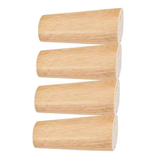 EXCEART 4er-Pack Holz-sofabeine Holz-Couch-kommodenbein-ersatzerhöhungen Für Sofa Bank Couchtisch von EXCEART