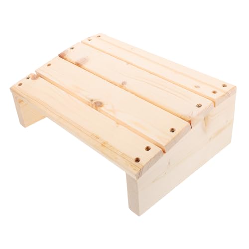 EXCEART 1Stk Fußmatte Tritthocker für die Küche Salon Computer-Fußstütze unter dem Schreibtisch fußstütze für Schreibtisch Desk footrest Büro Schreibtisch Fußstütze Beinstütze Holz von EXCEART