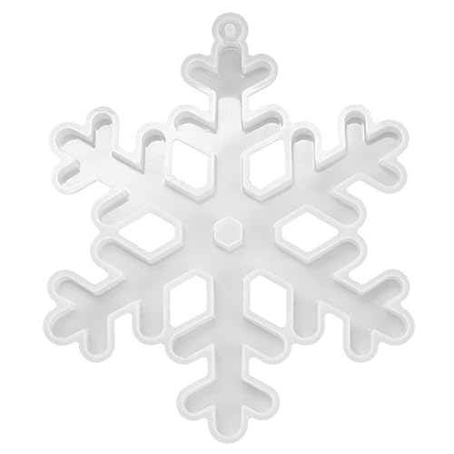 EXCEART DIY & Handwerk 1stk Schneeflocken-auflistungsform Weihnachtsdeko Kristall-epoxy Schmuck Kieselgel Gummibärchenformen Aus Silikon von EXCEART