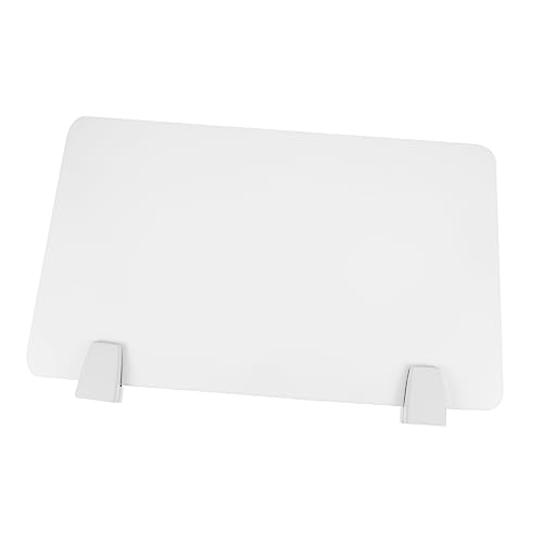 EXCEART 1stk Desktop-teiler Büro-Desktop-schallwand Whiteboard Desktop-partitionsplatte Panel-bildschirme Schreibtischplatte Schreibtischteiler Schoß Sichtschutzteiler Plastik Weiß EXCEART 1stk Desktop-teiler Büro-Desktop-schallwand Whiteboard Desktop-partitionsplatte Panel-bildschirme Schreibtischplatte Schreibtischteiler Schoß Sichtschutzteiler Plastik Weiß von EXCEART