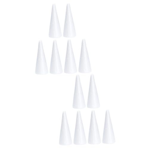 EXCEART 2 Sätze DIY Schaumkegel Set Sensorisches Button Maker Kinderspielzeug Displays Kinderrahmen Bastelboxen Mit Fächern Kreise Basteln Für Präsentationsständer 6 Stück * 2 von EXCEART