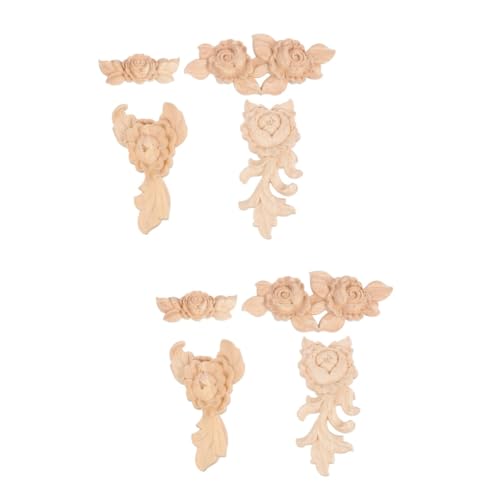 EXCEART 2 Sätze Ecke Rose Geschnitzte Eckapplikation Dekorativ Ästhetisch Tür Wohnkultur Rosen Schnitzen Aufkleber Carving-onlay Blumenecke Kabinett-onlay Hölzern Beige 4 Stück * 2 EXCEART 2 Sätze Ecke Rose Geschnitzte Eckapplikation Dekorativ Ästhetisch Tür Wohnkultur Rosen Schnitzen Aufkleber Carving-onlay Blumenecke Kabinett-onlay Hölzern Beige 4 Stück * 2 von EXCEART
