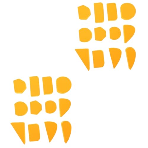 EXCEART 2 Sätze Griffform Aus Ton Bechergriffformschwamm Kalte Kaffeemaschine Keramikgriff Griffformen Aus Keramik Deckel Doppelt Töpferei Handhaben Kaffeetassen Yellow Eva 12 Stück * 2 von EXCEART
