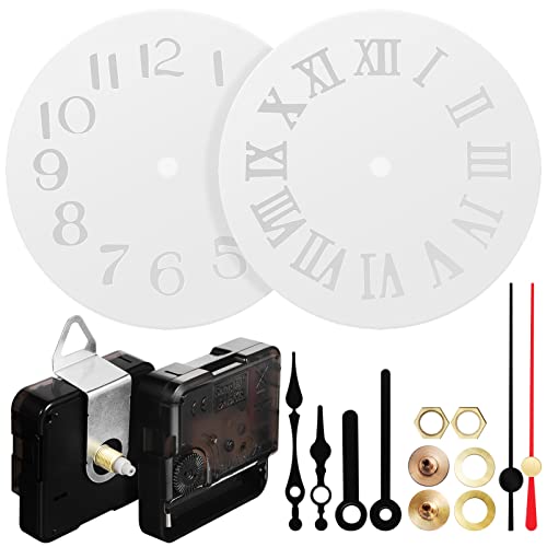 2 Sätze Großer Uhr-Silikonharz-Formbausatz Arabische Römische Ziffernuhr Mit Mechanismus Runde Wanduhr Epoxidharz-Uhr Harzguss-Silikon Für DIY-Uhr 2 Sätze Großer Uhr-Silikonharz-Formbausatz Arabische Römische Ziffernuhr Mit Mechanismus Runde Wanduhr Epoxidharz-Uhr Harzguss-Silikon Für DIY-Uhr von EXCEART