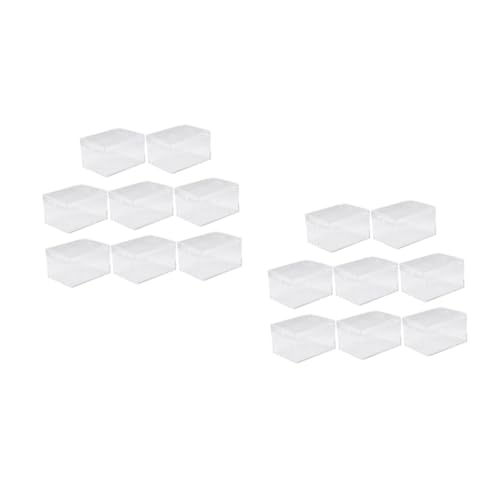 EXCEART 2 Sätze Probensammelbox Sammelkoffer Shell-aufbewahrungskoffer Transparente Vitrine Aufbewahrungsbehälter Weiß Plastik 8 Stück * 2 EXCEART 2 Sätze Probensammelbox Sammelkoffer Shell-aufbewahrungskoffer Transparente Vitrine Aufbewahrungsbehälter Weiß Plastik 8 Stück * 2 von EXCEART