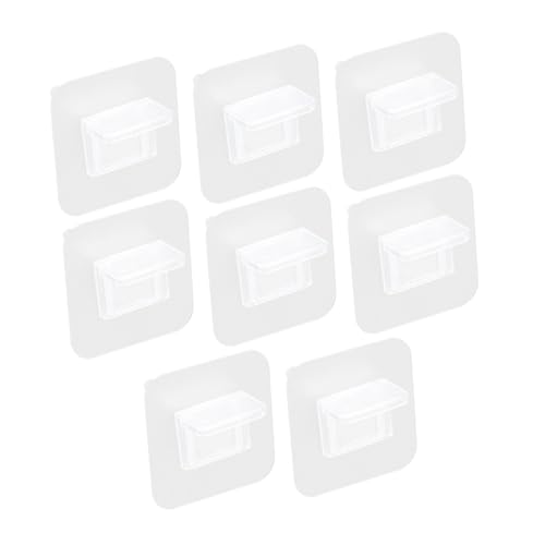 EXCEART 2 Sätze Punch- Partitionhalter Halten Montiert Trennwand Mit Unterstützer Der Partition Schicht Anschlüsse Klammern Teller Unterstützer Inhaber P.s 8 Stück * 2 von EXCEART