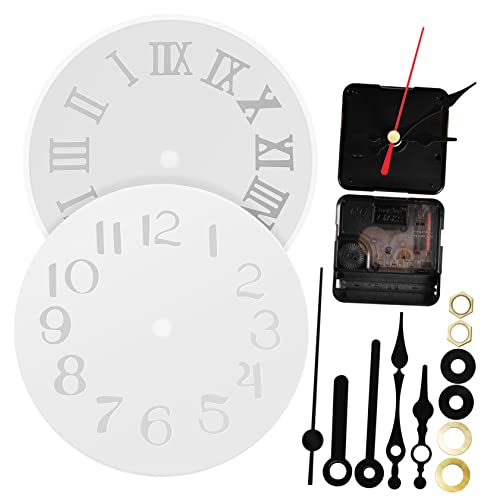 EXCEART 2 Sätze Schimmelpilzset Teil Gießformen für Uhren Uhrenformen DIY-Uhr Uhr DIY Formen Kleiner Uhrmechanismus-Bausatz Uhr-Formbausatz Uhrenform-Set Form: Silikon Zeiger: Aluminium EXCEART 2 Sätze Schimmelpilzset Teil Gießformen für Uhren Uhrenformen DIY-Uhr Uhr DIY Formen Kleiner Uhrmechanismus-Bausatz Uhr-Formbausatz Uhrenform-Set Form: Silikon Zeiger: Aluminium von EXCEART