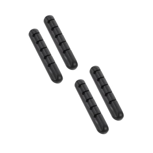 EXCEART 2 Sätze Silikon Kabel Organizer Für Schreibtisch Kreative Halterung Für Usb Datenkabel Für Zuhause Büro Und Auto Kabelmanagement Für Ordnung 2 Stück * 2 von EXCEART